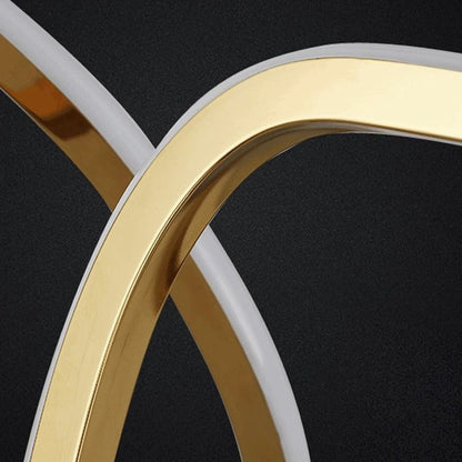 Flowline Gold Pendant