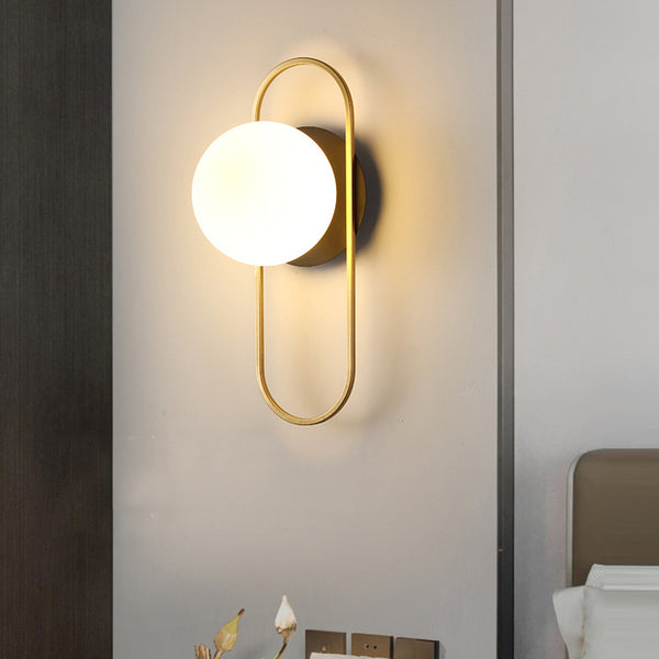 Halo Orb Wall Light