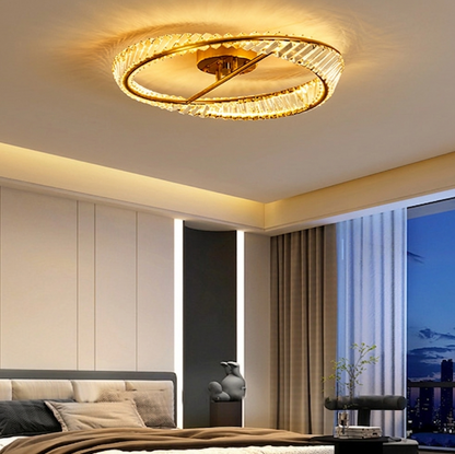 Orion Crystal Ellipse Chandelier