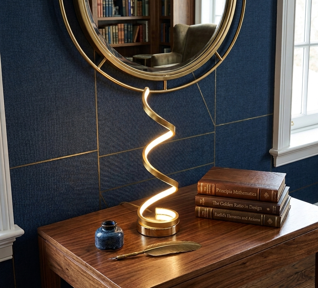 Aura Spiral Table Lamp