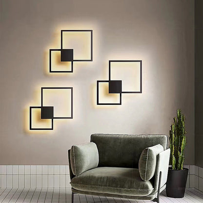 Dual Frame Halo Wall Light